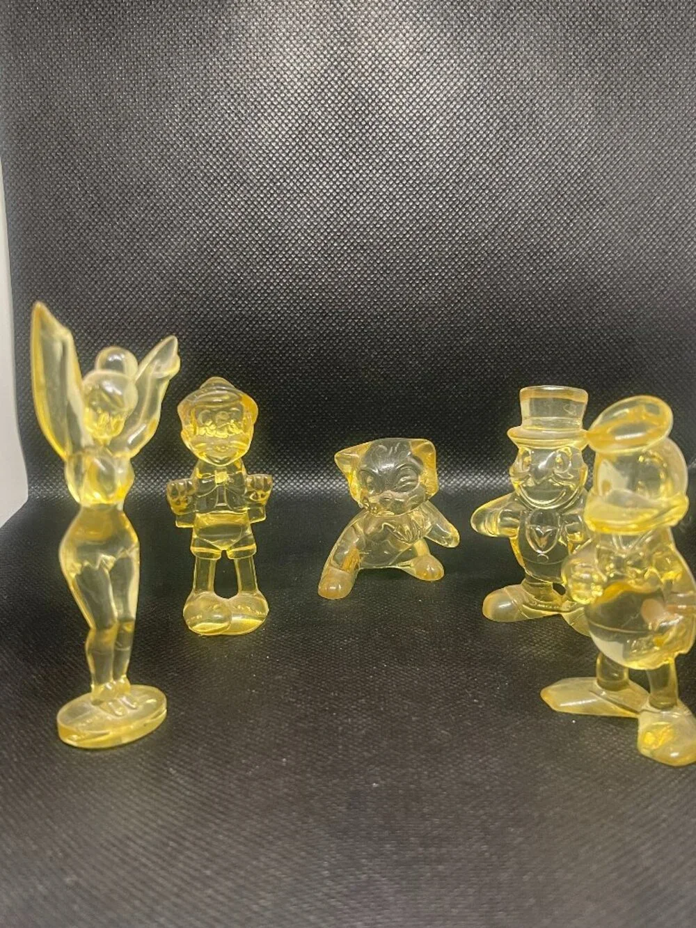 1975 Disney Little Treasures Lucite Figures Lot of 5